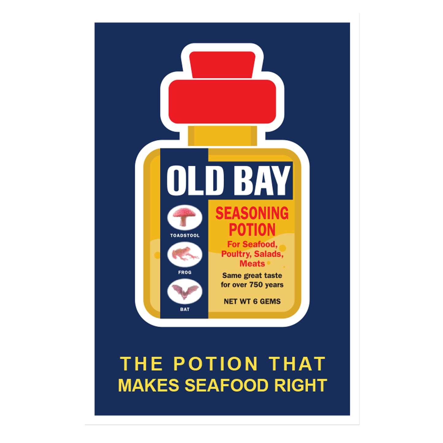 Old Bay Potion - 4"x6" Mini Print