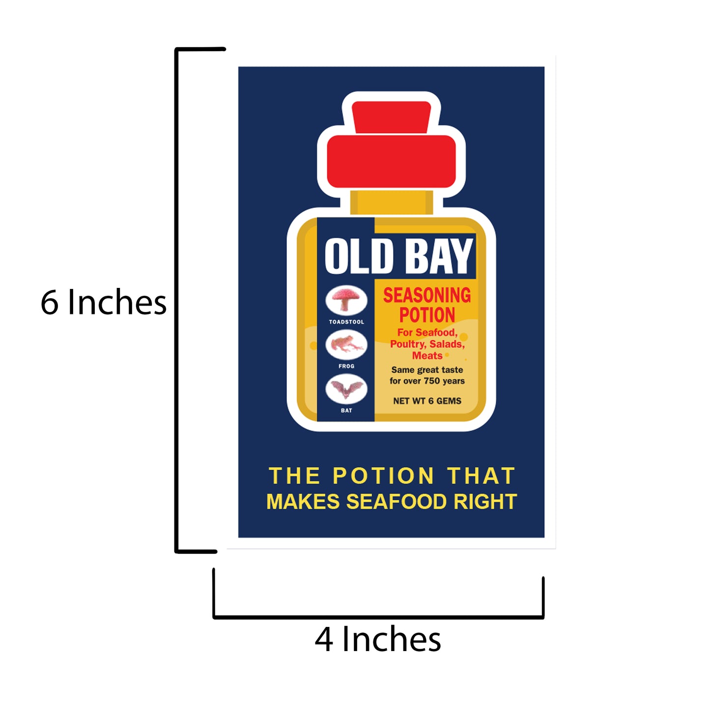 Old Bay Potion - 4"x6" Mini Print