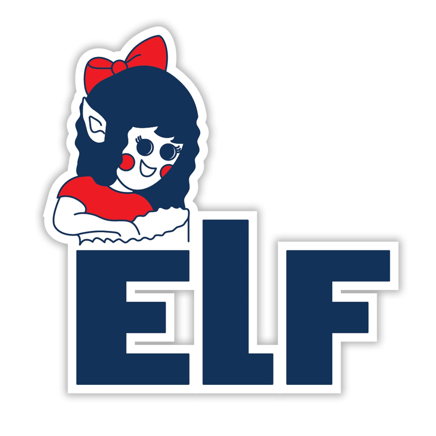 ELF chips sticker UTZ Parody Vinyl Sticker