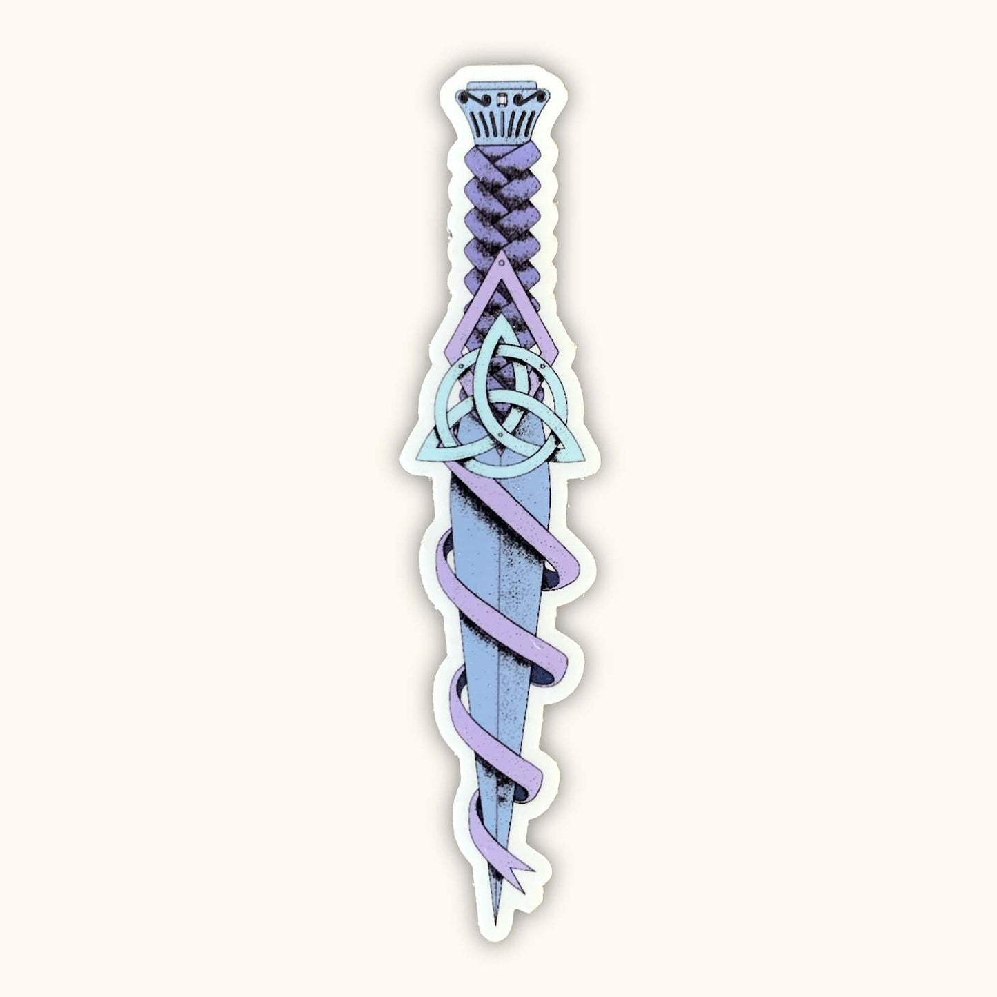 Athame & Triquetra Sticker